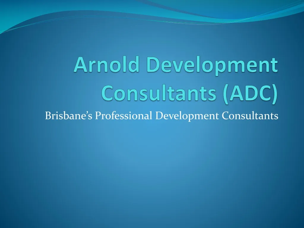 arnold development consultants adc