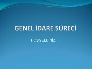 GENEL IDARE S RECI - slide 1