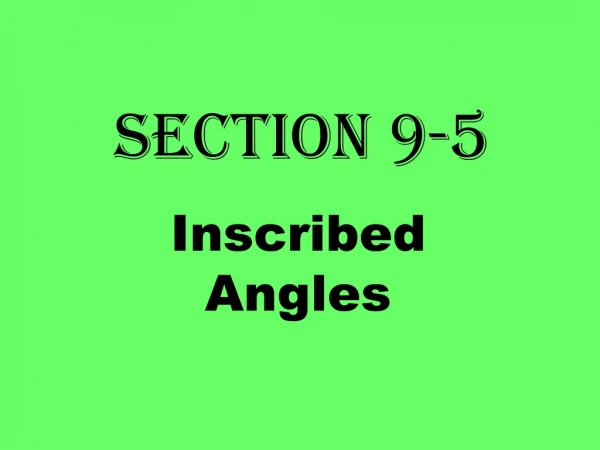 Section 9-5