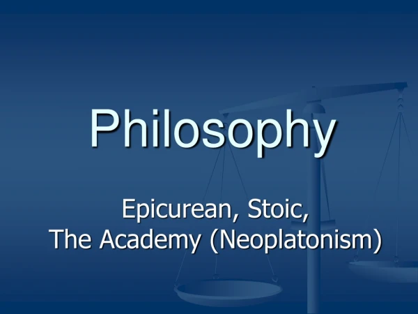 Philosophy
