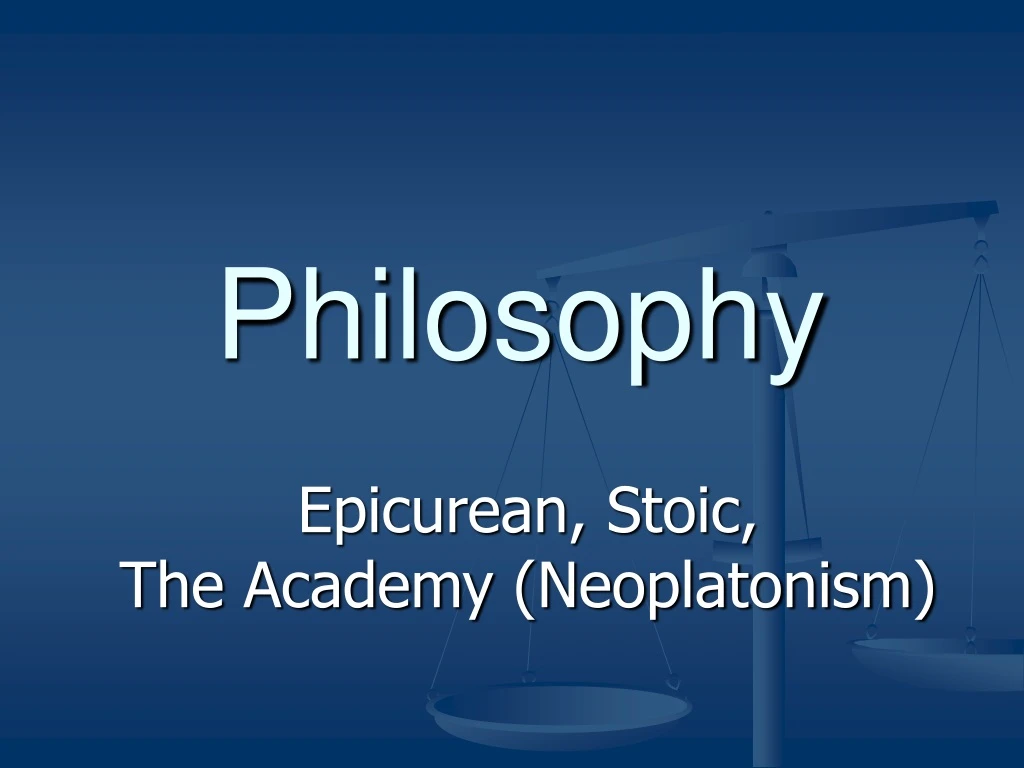 philosophy