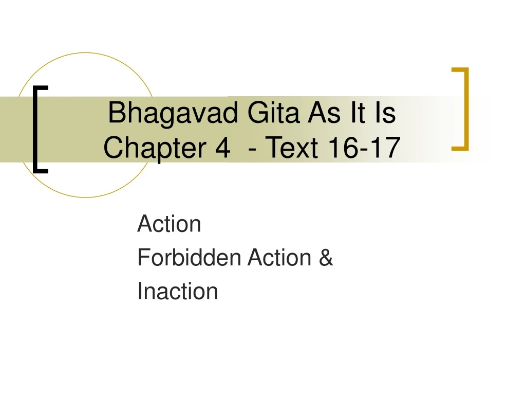 bhagavad gita as it is chapter 4 text 16 17