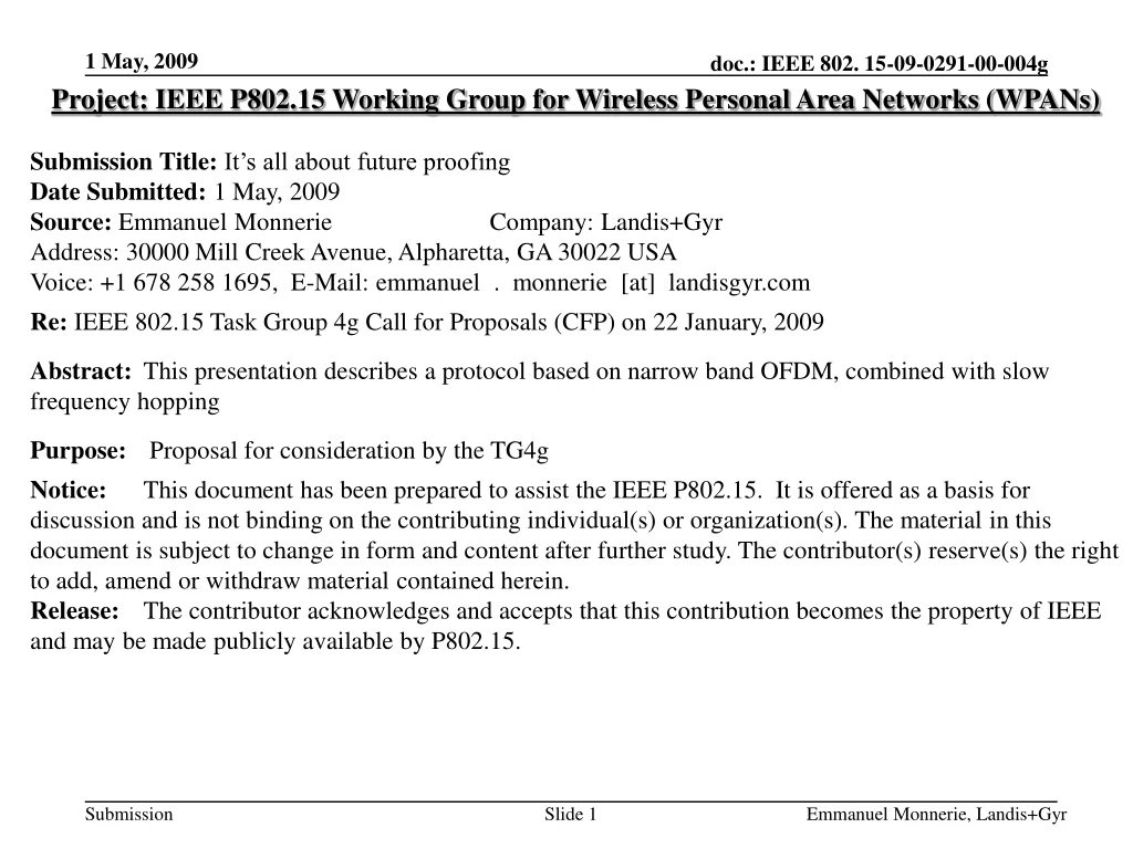 project ieee p802 15 working group for wireless