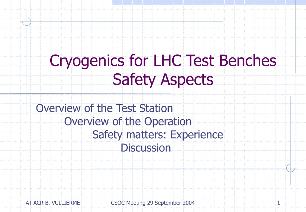 cryogenics for lhc test benches safety aspects