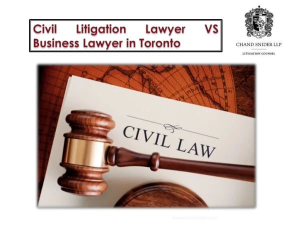 Civil Litigation Lawyer VS Business Lawyer in Toronto