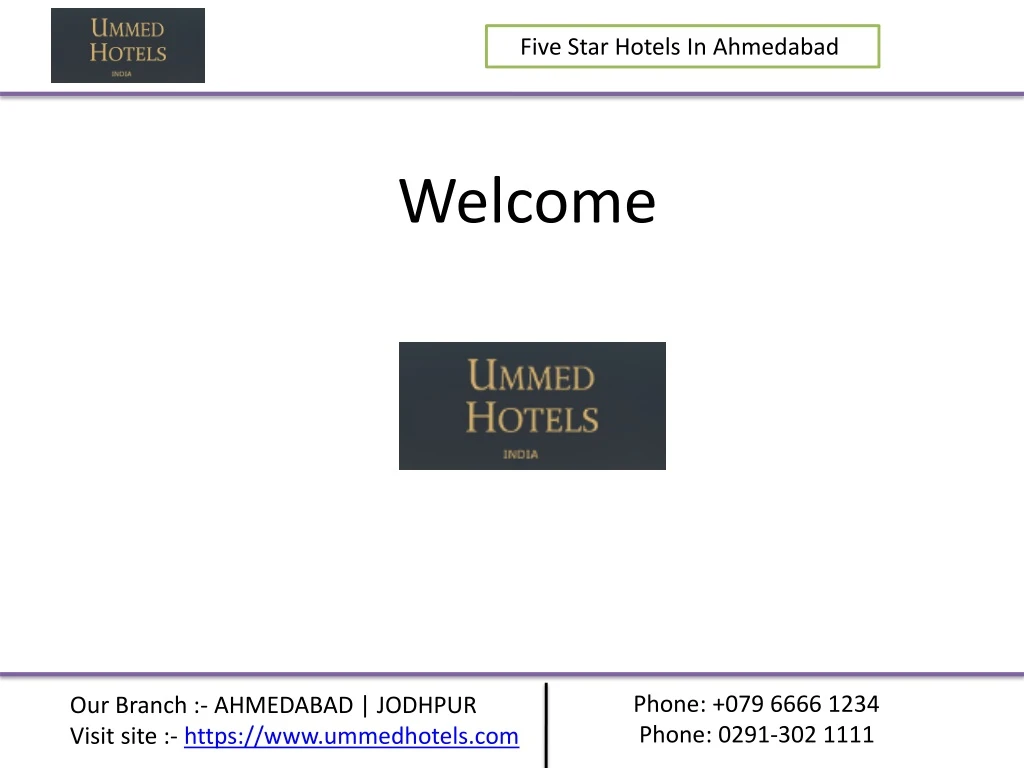 five star hotels in ahmedabad