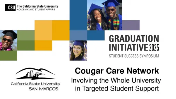 Cougar Care Network Involving the Whole University in Targeted Student Support