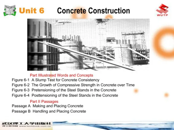 Unit 6 Concrete Construction