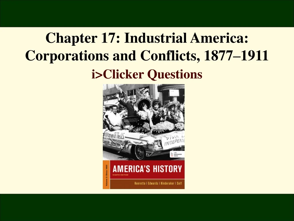 chapter 17 industrial america corporations