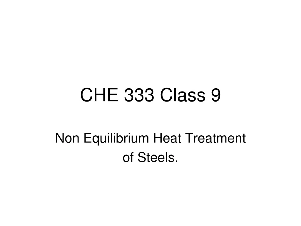 che 333 class 9