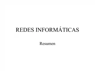 REDES INFORM TICAS - slide 1