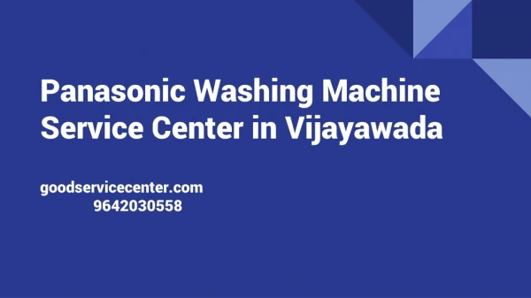Panasonic Washing Machine Service Center in Vijayawada