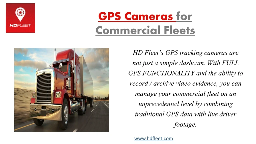 gps cameras for commercial fleets