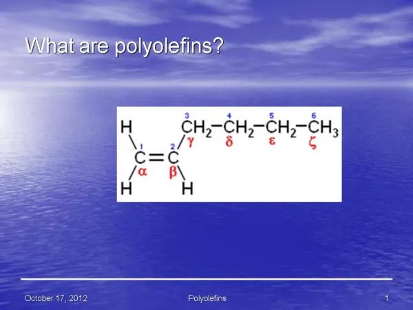 What are polyolefins