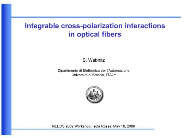Integrable cross-polarization interactions in optical fibers