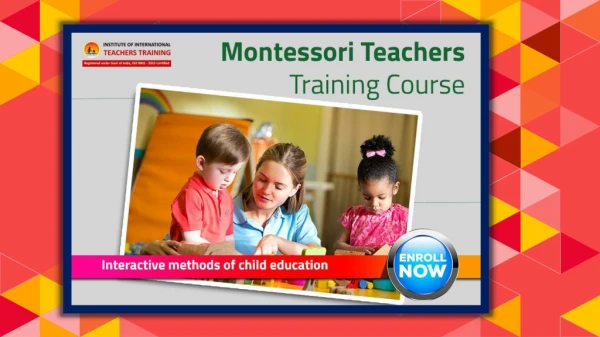 Montessori Teacher Training Course
