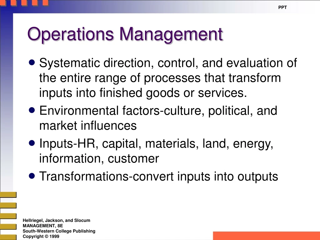 operations management