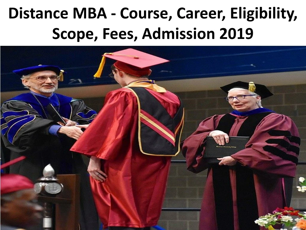 distance mba course career eligibility scope fees admission 2019