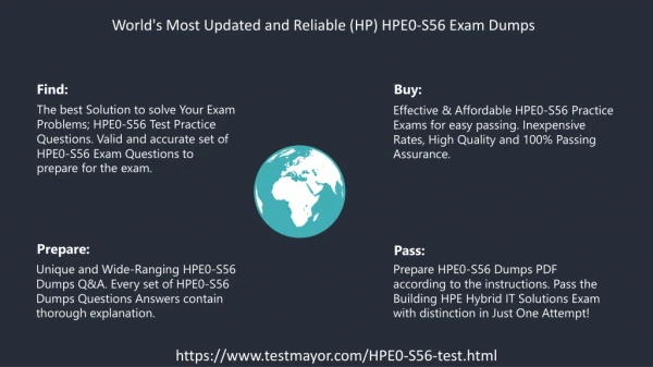 (HP)-HPE0-S56 Dumps PDF Questions for Instant Success