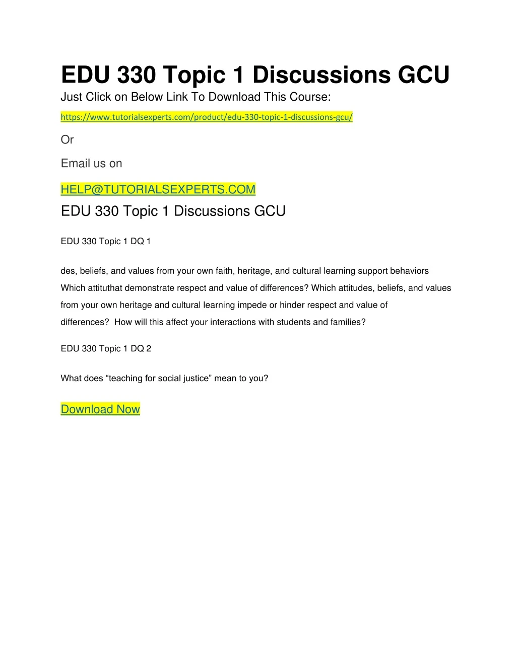 edu 330 topic 1 discussions gcu just click