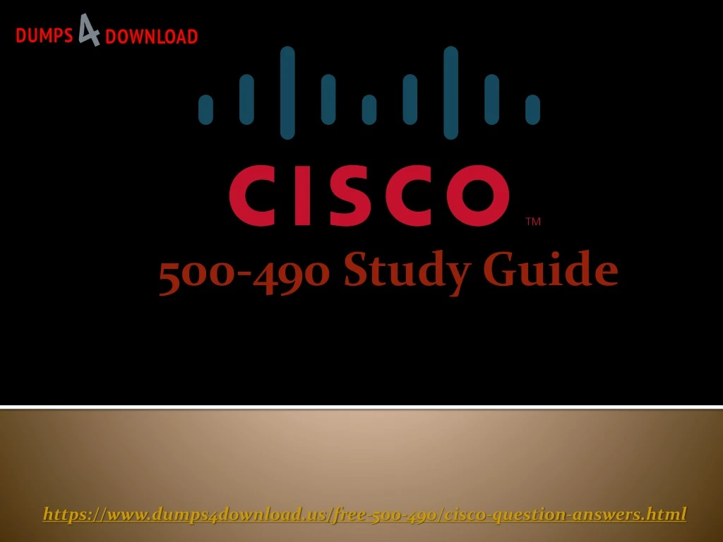 500 490 study guide