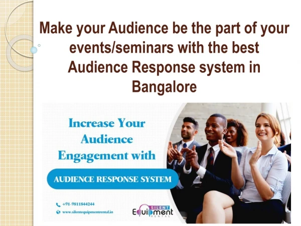 Audience Response system in Bangalore