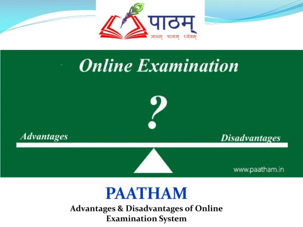 advantages and disadvantages of online examination system