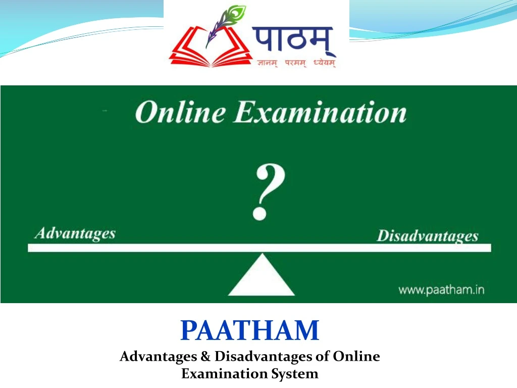 paatham advantages disadvantages of online