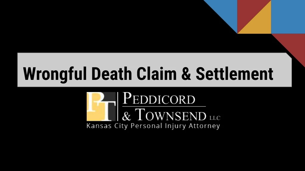 wrongful death claim settlement