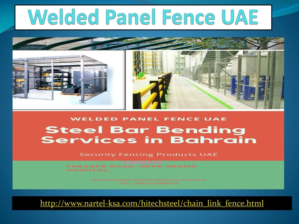 welded panel fence uae