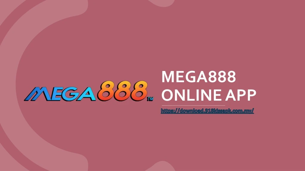 mega888 online app
