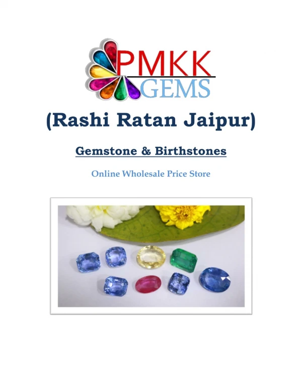 Rashi Ratan Gemstones Wholesale Online