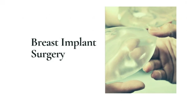 Breast Implants Surgery