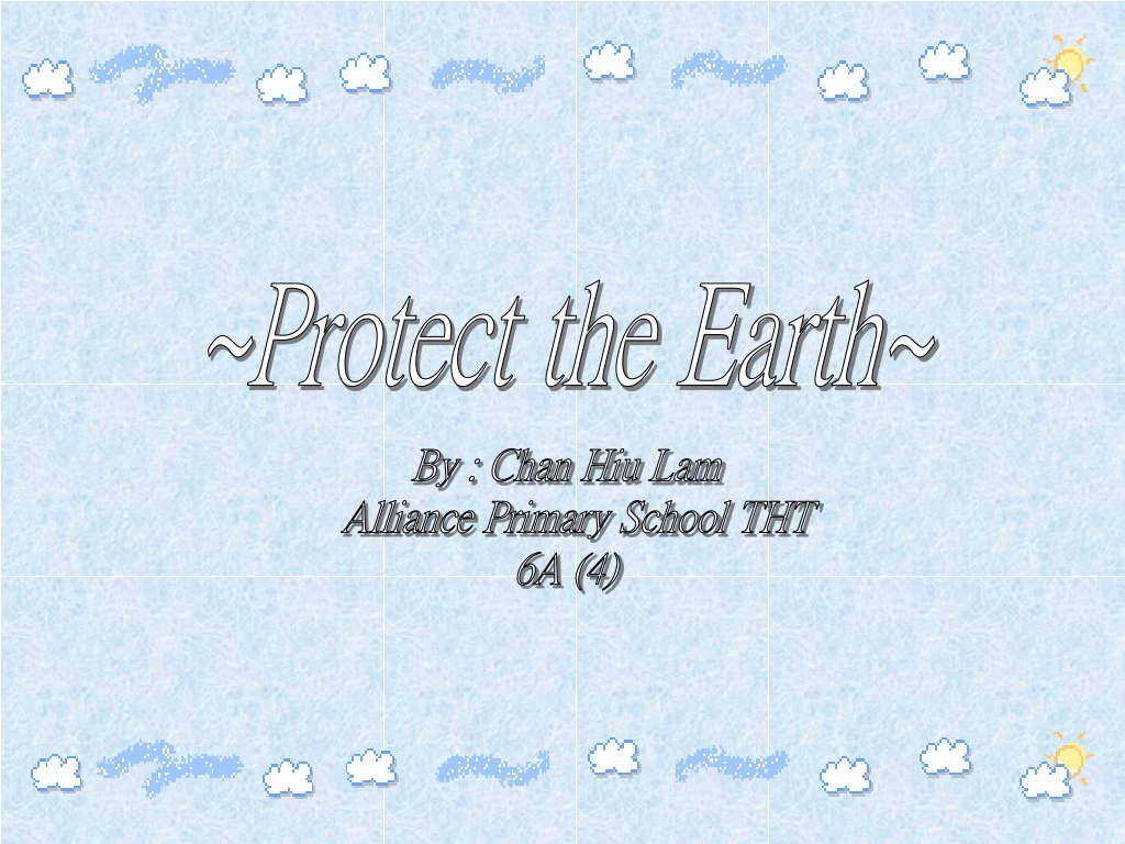 protect the earth