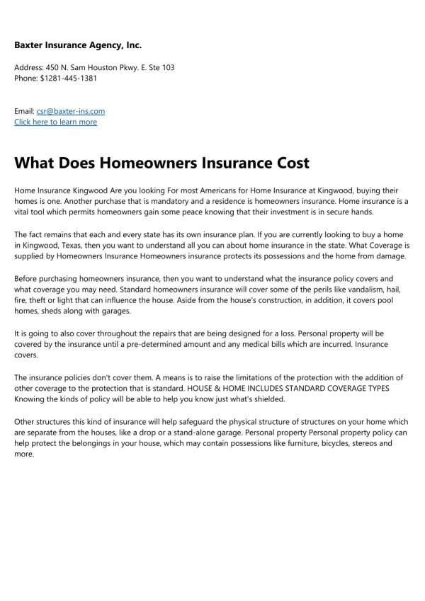 5 Laws Anyone Working In Homeowners Insurance In Kingwood Should Know