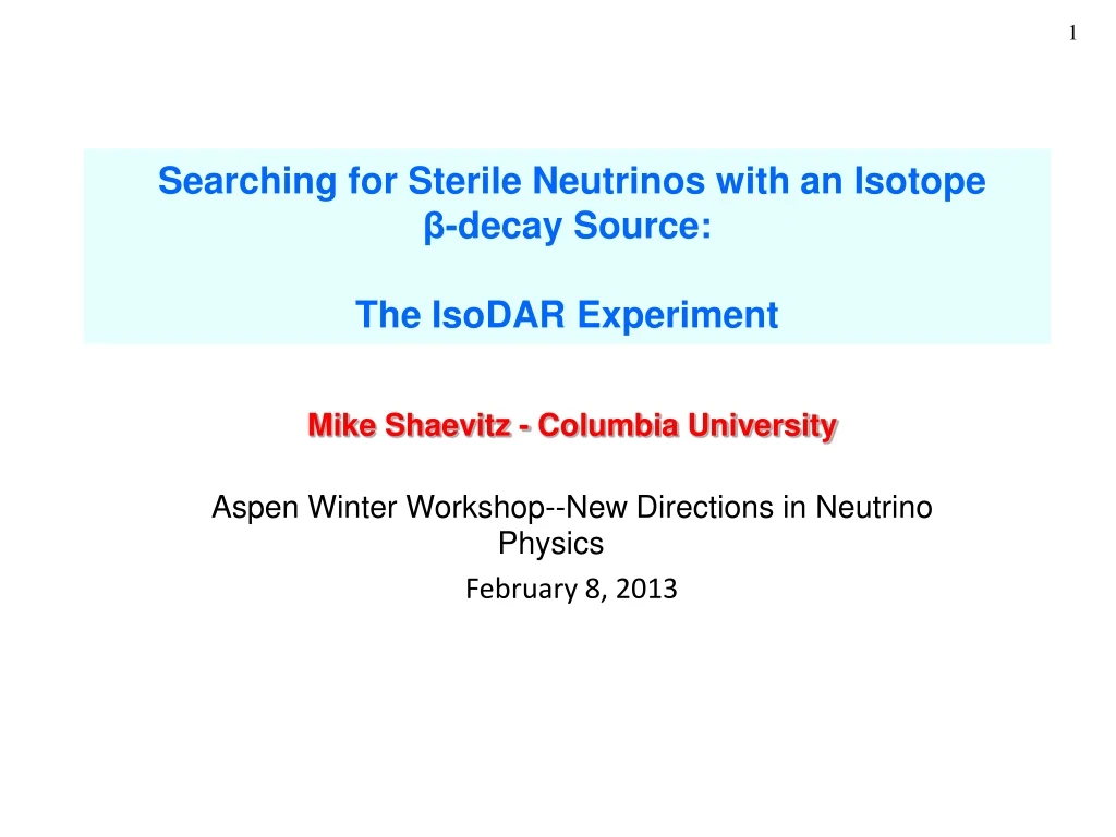 searching for sterile neutrinos with an isotope decay source the isodar experiment