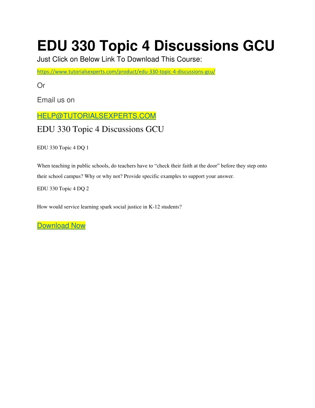 edu 330 topic 4 discussions gcu just click