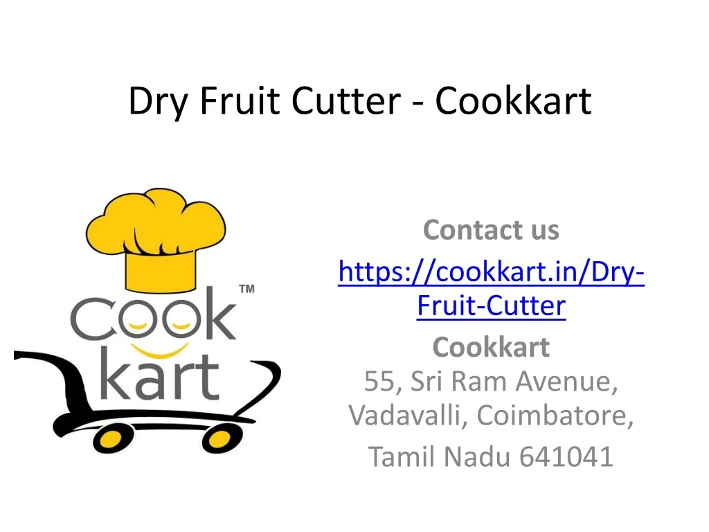 dry fruit cutter cookkart