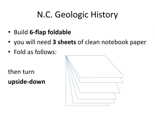 N.C. Geologic History