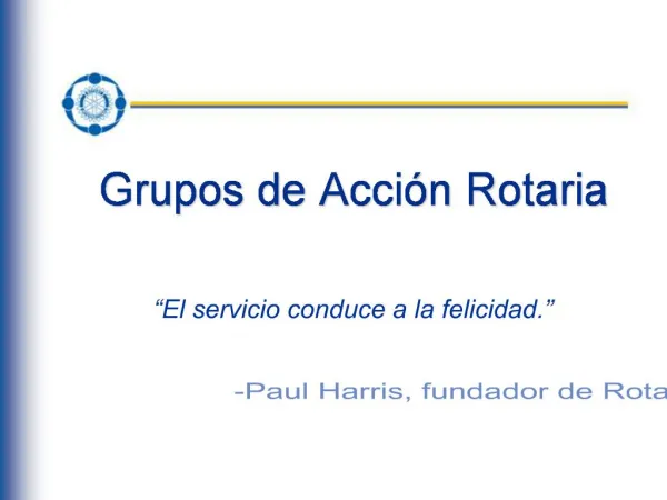 Grupos de Acci n Rotaria
