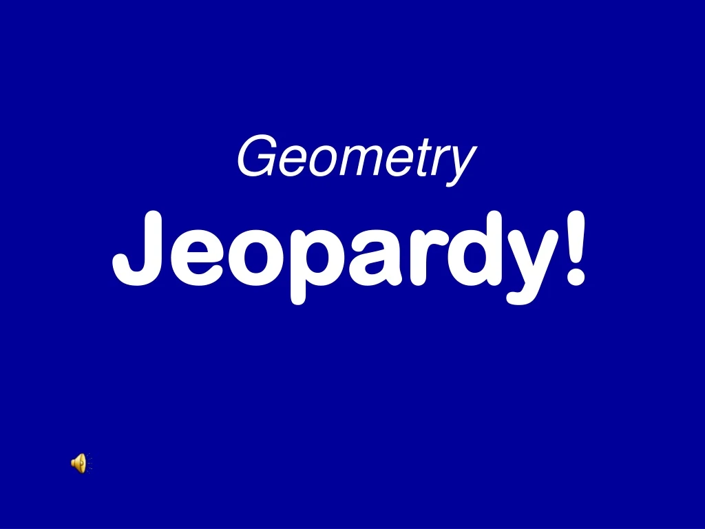 geometry jeopardy