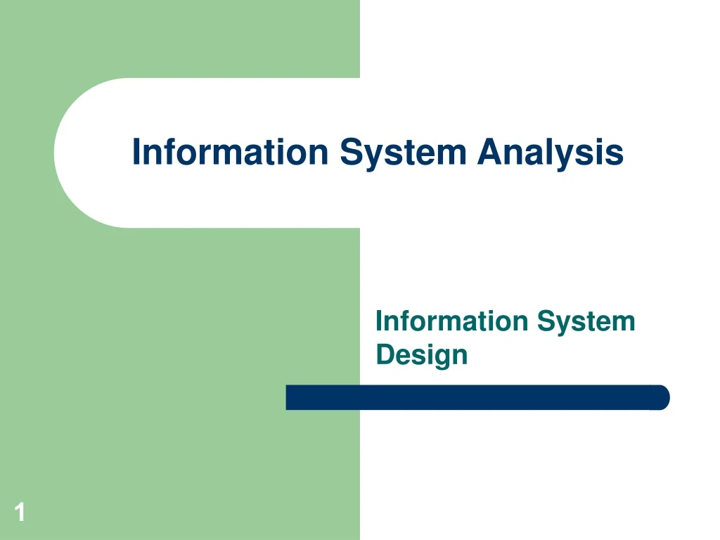 information system analysis