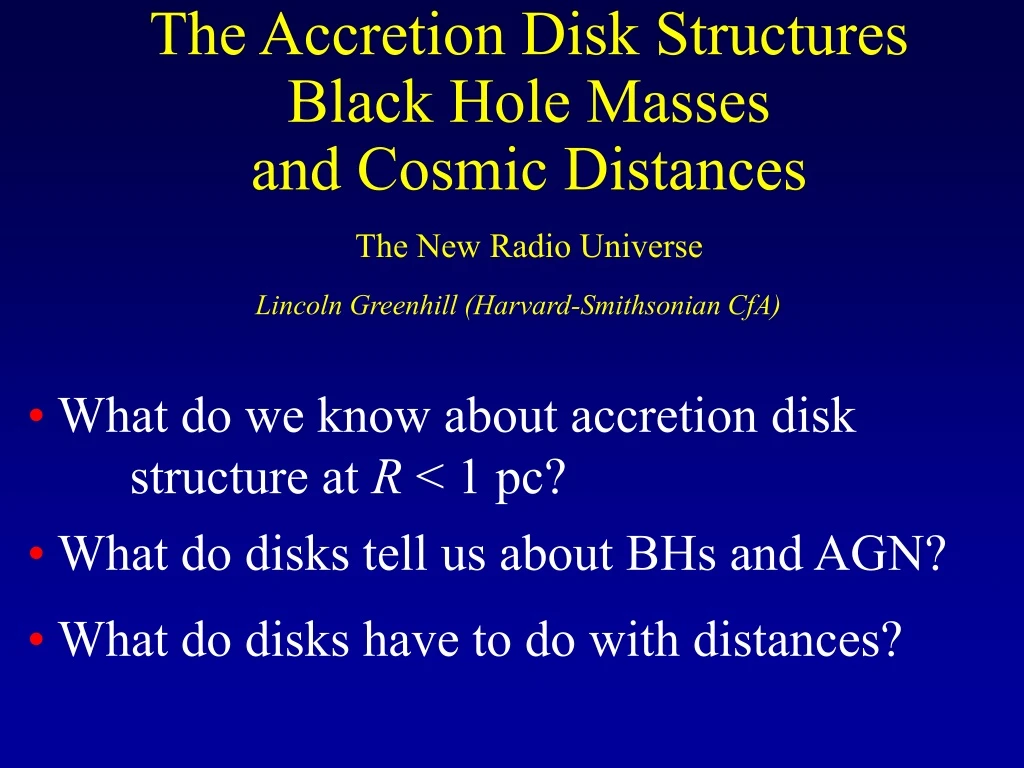 the accretion disk structures black hole masses