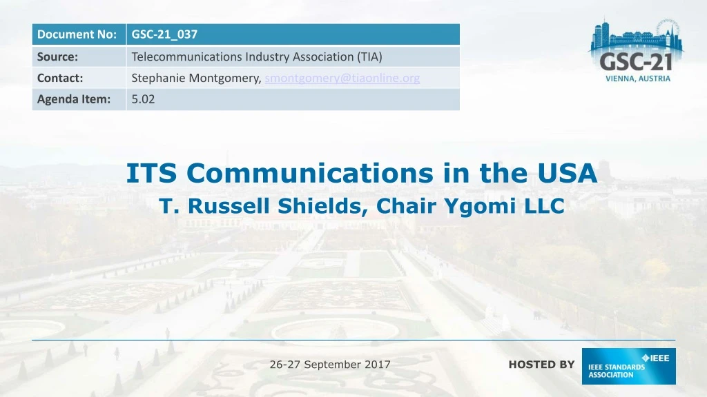 its communications in the usa t russell shields