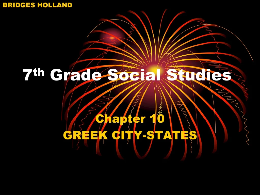 7 th grade social studies