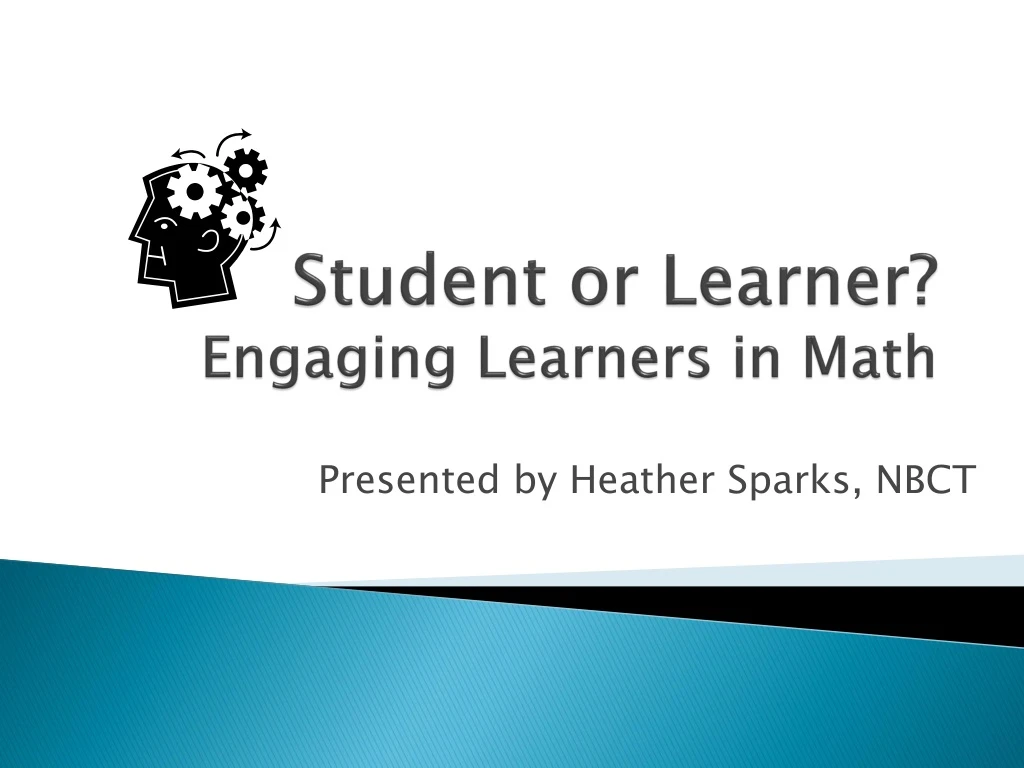 student or learner engaging learners in math