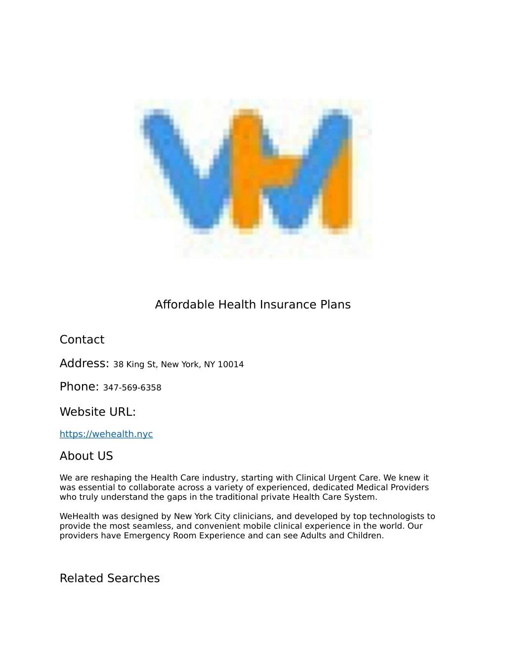 affordable health insurance plans