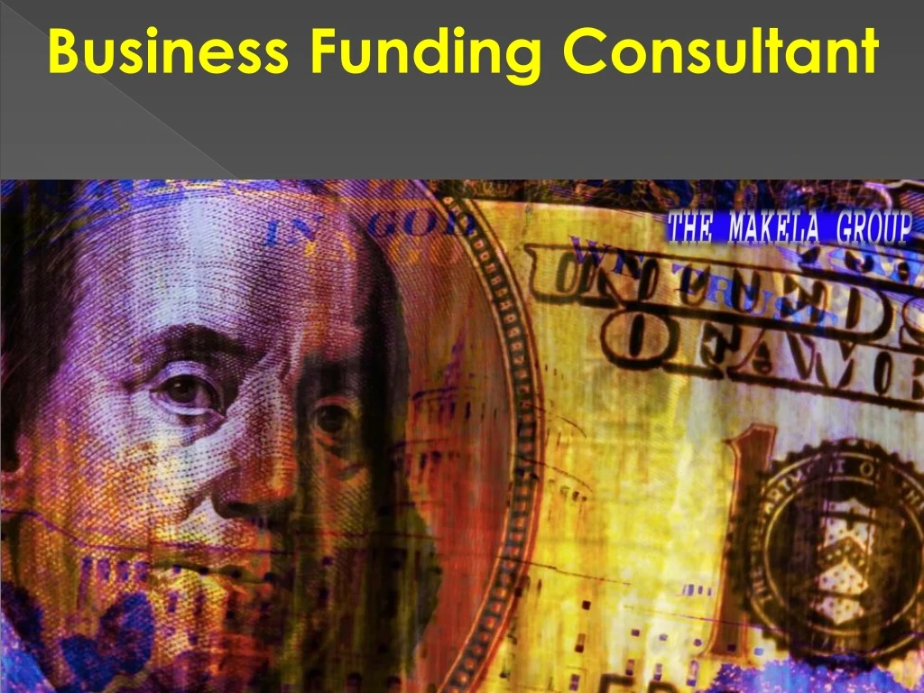 business funding consultant