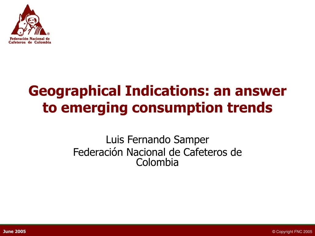 geographical indications an answer to emerging consumption trends
