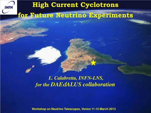 High Current Cyclotrons for Future Neutrino Experiments